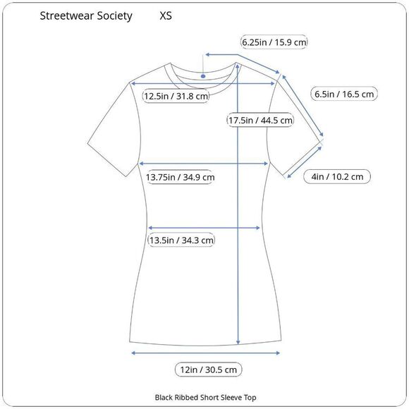 Streetwear Society Essentials Black Ribbed Short Sleeve T-Shirt XS - Picture 16 of 16